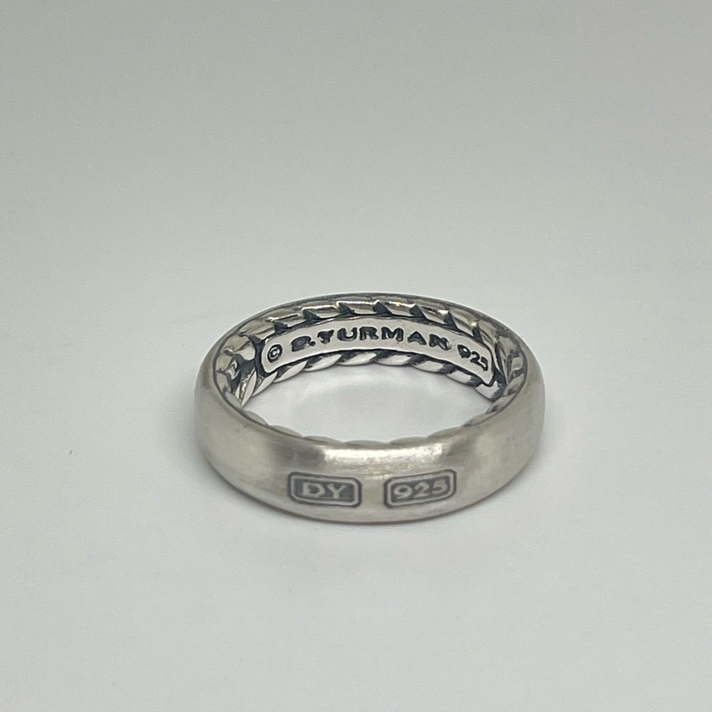 David Yurman Men’s Sterling Silver Ring